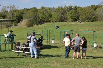 In the end, we had well over a dozen contestants make attempts and we threw 51 rounds of 12 birds--over 600 targets!