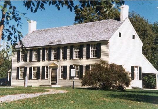 The present house, erected in 1777 shortly after Burgoyne s surrender, was the center of Schuyler s extensive farming and milling operations.