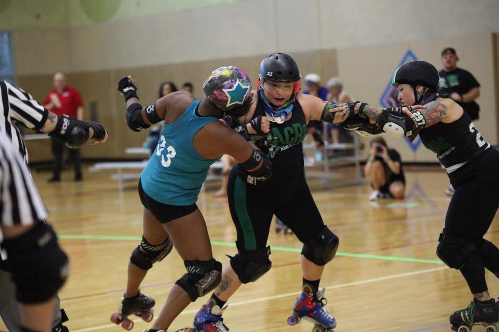 What is Roller Derby? The game of Flat Track Roller Derby is played on a flat, oval track.
