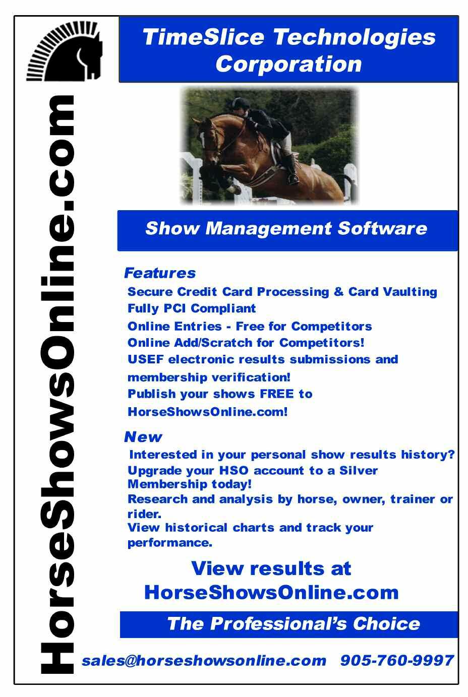 *** Horse, Owner & Rider MUST be current SCHJA Members *** For comp