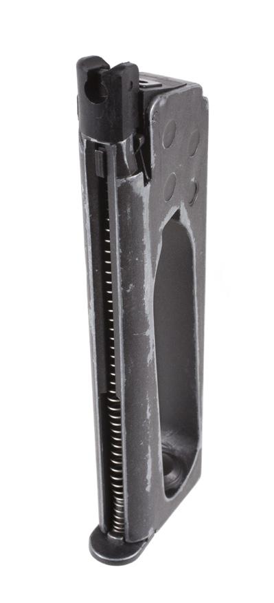 Slide release Rear sight Hammer Safety Muzzle Trigger