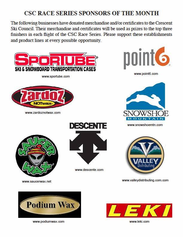 LINKS TO THE WEBSITES OF THESE CSC SPONSORS CAN BE FOUND AT