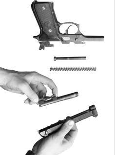 Assemble the Pistol Introduction Assembly is a relatively simple process, but if done incorrectly the M9 service pistol may not operate correctly.