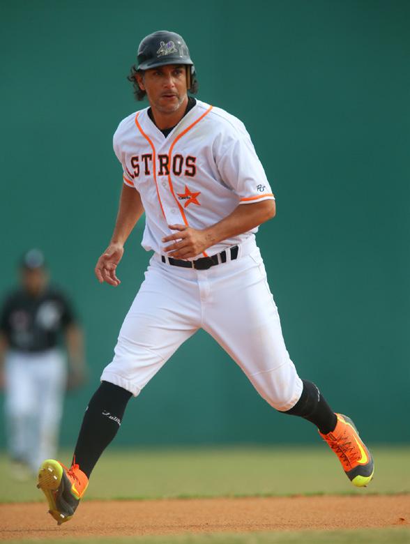 See SANCHEZ, page 7 Greg Wagner photo Airborne -- gotta love these spikes worn by a DRS Astros runner.