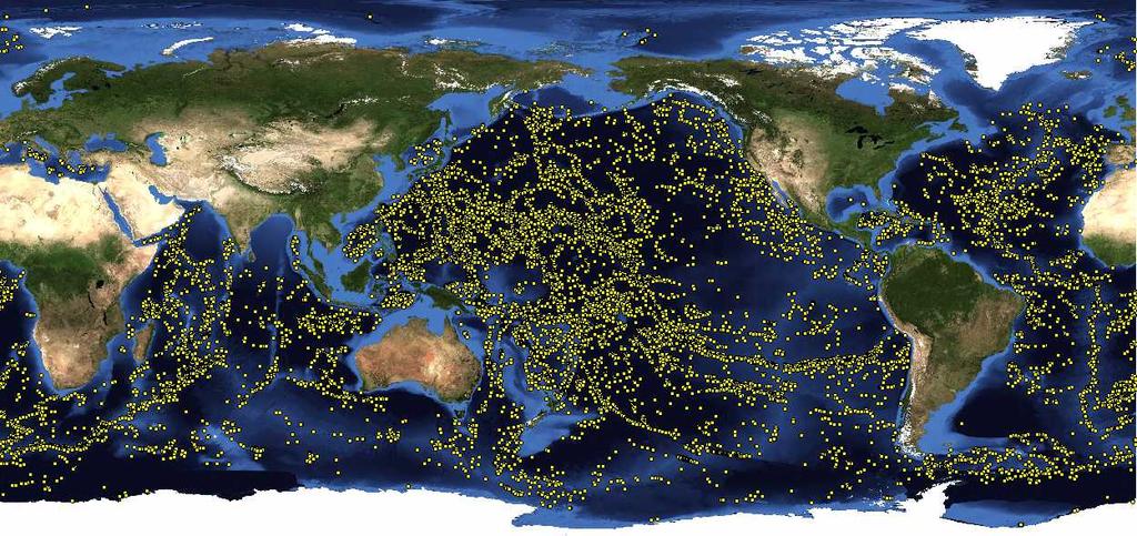 Seamounts-where are they? Seamounts-where are they?