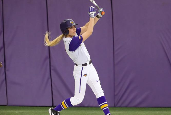 .. had one home run and four RBI... Abby had a slugging pct. of.4 and on base pct. of.385. Hits: vs. Stetson (/8/8) RBI:, last at Oklahoma State (3/5/7) Doubles:, last vs.