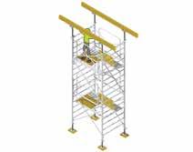 THE TOWROK SHORING TOWER ALLOWS GREAT PRODUCTIVITY: Rapid assembly; Easy assembly with the aid of a