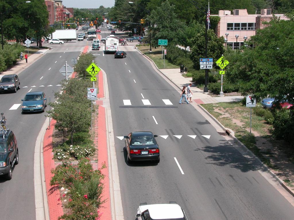 to span across US75 to provide safe, comfortable crossing along West Main