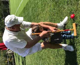 If you need a beginner lesson anytime contact Terry at the Tennis Pro Shop. CULLASAJA CROQUET ASSOCIATION Each month we seem to add more croquet players to our roster.