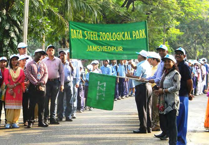 Wildlife Week celebrations at Tata Steel Zoological Park, Jamshedpur, Jharkhand Wildlife Week was celebrated at the Tata Steel Zoological Park from 2-8 October 2017 on the theme Sustainable Tourism