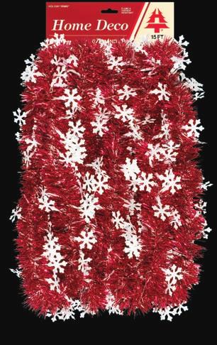 Red w/white Snowflakes 3686075 Natural