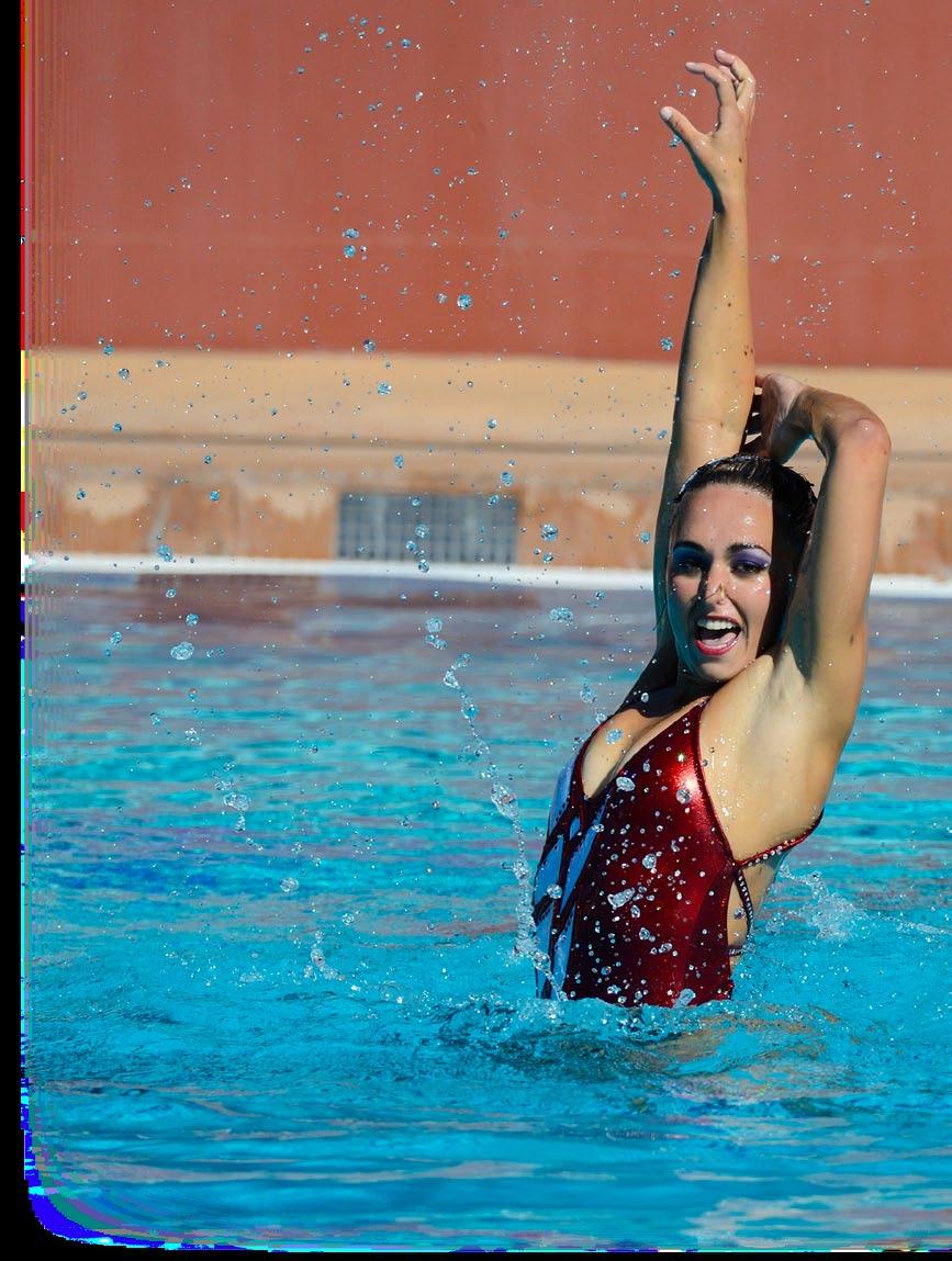 SYNCHRONIZED SWIMMING: A STANFORD TRADITION Entering its 33rd year of organized competition, the Stanford synchronized swimming team is one of the university s most successful athletic programs.