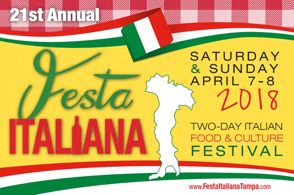 FESTA ITALIANA 2018 NEWS & UPDATES Festa Italiana expands to TWO FULL DAYS of live