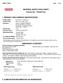 MATERIAL SAFETY DATA SHEET Conoco No. 1 Diesel Fuel EMERGENCY OVERVIEW