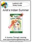 Lapbook with Study Guide. Andi s Indian Summer SAMPLE PAGE. A Journey Through Learning