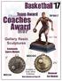 Basketball 17. Coaches. Award MVP. Team Award Champion. Gallery Resin Sculptures RFB017. Scholastic Sports Medals MDC403. Diamond Cut Medals MS334