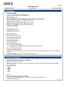 Safety Data Sheet. 1 Identification Product identifier. Details of the supplier of the safety data sheet