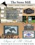 The Stone Mill SLATES AVONITE WOOD CERAMICS. Signs of All Kinds. Distinctive signs & accessories for the Home & Garden