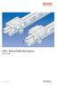 STAR Ball and Roller Rail Systems with Gear Rack RE / Linear Motion and Assembly Technologies