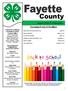 County. August H Newsletter. Upcoming Events & Deadlines
