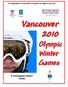 Vancouver Olympic Winter Games. A newspaper-based study. A newspaper-in-education program brought to you by...