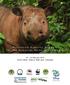 Population Viability Analysis for the Sumatran Rhino in Indonesia February 2015 Taman Safari, Cisarua, West Java, Indonesia