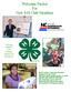 Welcome Packet For New 4-H Club Members