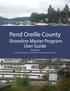 Pend Oreille County Shoreline Master Program User Guide April Funded through a grant from the Washington State Department of Ecology