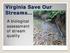 Virginia Save Our Streams. A biological assessment of stream quality