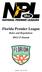 Florida Premier League. Rules and Regulations Season