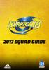 2017 SQUAD GUIDE HURRICANES 2017 INVESTEC SUPER RUGBY SQUAD GUIDE