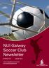 NUI Galway Soccer Club Newsletter.