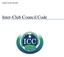 DIABLO VALLEY COLLEGE. Inter Club Council Code