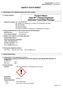 SAFETY DATA SHEET. Product Name: Type HP Cleaner/Degreaser Saturated Towel/Wipe Package. Revision Date: July 31, 2017 Revision Number: 5, supersedes 4