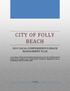 CITY OF FOLLY BEACH 2015 LOCAL COMPREHENSIVE BEACH MANAGEMENT PLAN