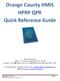 Orange County HMIS HPRP QPR Quick Reference Guide