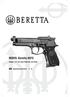 MODEL Beretta 92FS. Caliber.177 (4.5 mm) Pellet CO 2 Air Pistol. Operating instructions 3-15