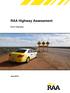 RAA Highway Assessment. Eyre Highway
