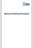 Manual Handling Procedure