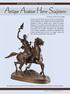 Antique Arabian Horse Sculptures Written by Judith Wich-Wenning