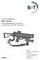 B&T GL-06. Technical Specifications. Single Shot Launcher cal. 40 x 46 mm manufactured by B&T AG, Switzerland