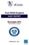 Foot PASS England. Rochdale AFC