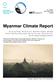 Myanmar Climate Report