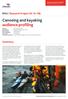 Canoeing and kayaking audience profiling