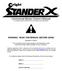 Commercial Mower Owner s Manual For Stander Serial Numbers and Higher Until Superseded