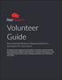 Reccomended Roles and Responsibilities for Volunteers For Your Event.