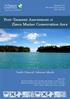 Post-Tsunami Assessment of Zinoa Marine Conservation Area