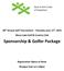 Sponsorship & Golfer Package