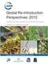 Global Re-introduction Perspectives: 2010