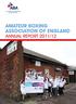AMATEUR BOXING ASSOCIATION OF ENGLAND ANNUAL REPORT 2011/12